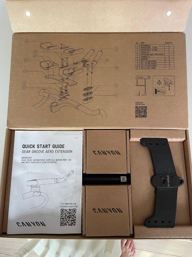 Canyon GEAR GROOVE Aero Extension, Fietsen en Brommers, Ophalen, Zo goed als nieuw
