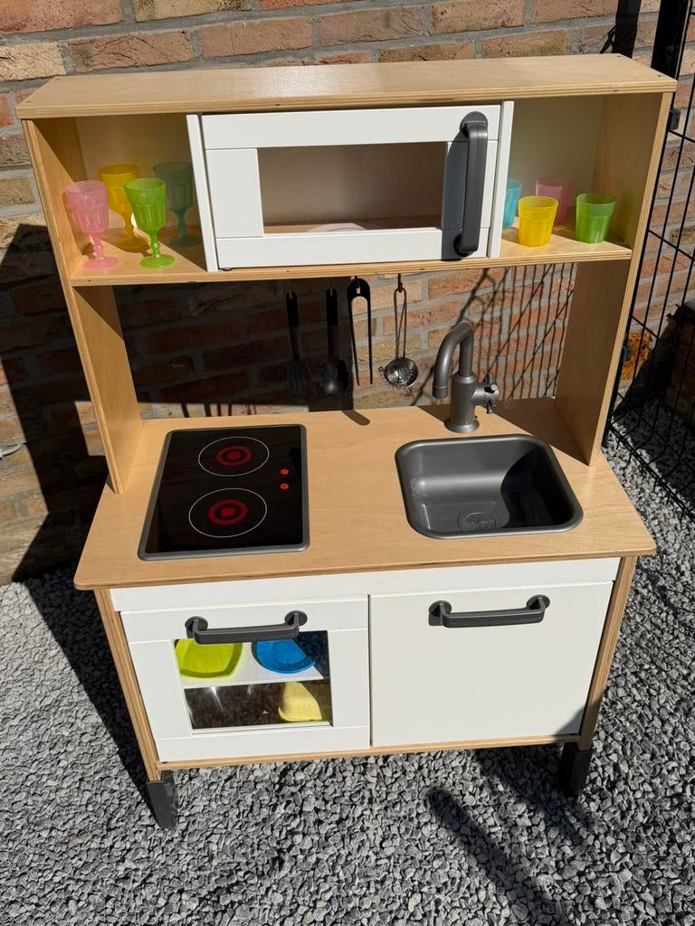 Cuisine pour enfants IKEA DUKTIG + de nombreux accessoires, Enlèvement, Comme neuf, Bois, Jouer à la cuisine