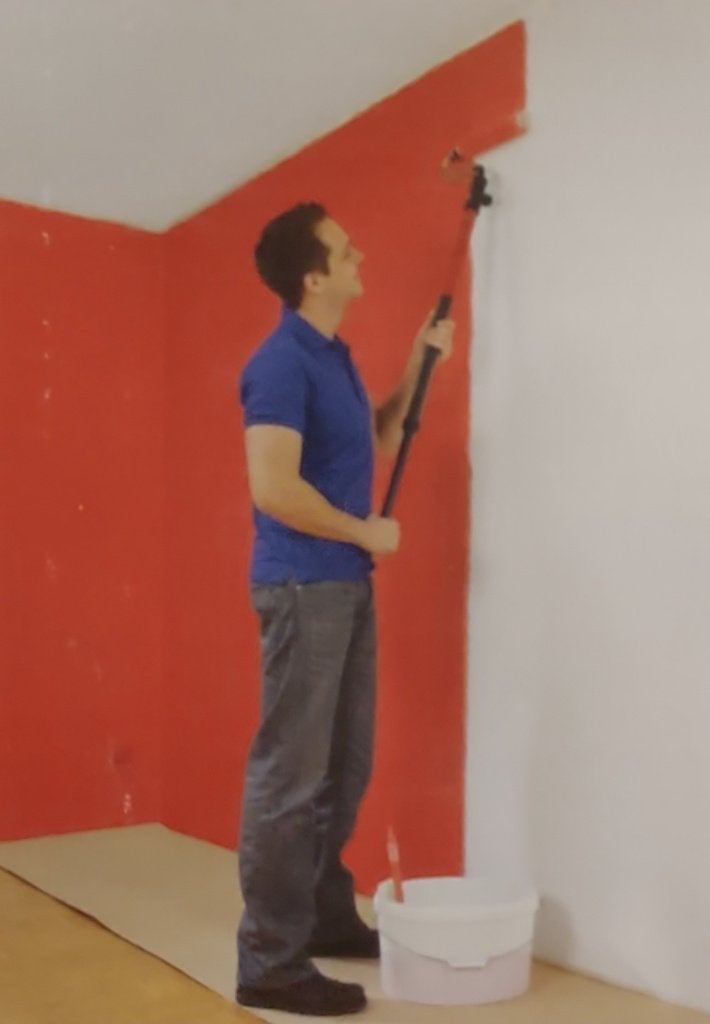 Van binnenuit gevoede verfrol (nieuw), Doe-het-zelf en Bouw, Ophalen, Nieuw, Verfroller