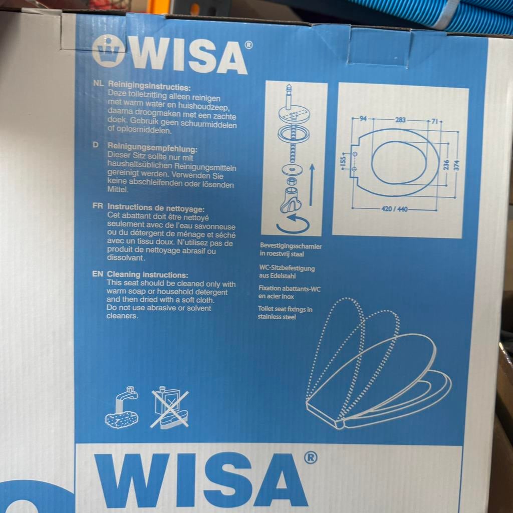 Wisa wc bril, Bricolage & Construction, Sanitaire, Enlèvement ou Envoi, Neuf, Toilettes