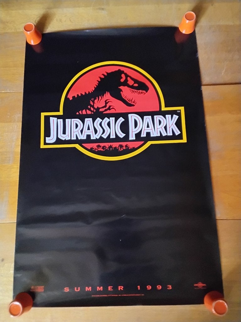 Jurasic parc Affiche de cinema, Enlèvement ou Envoi, Comme neuf, Film, Affiche