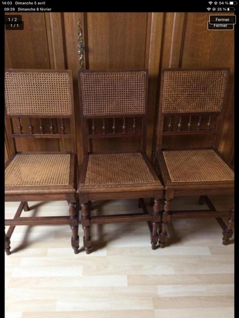 CHAISES CANNÉES
