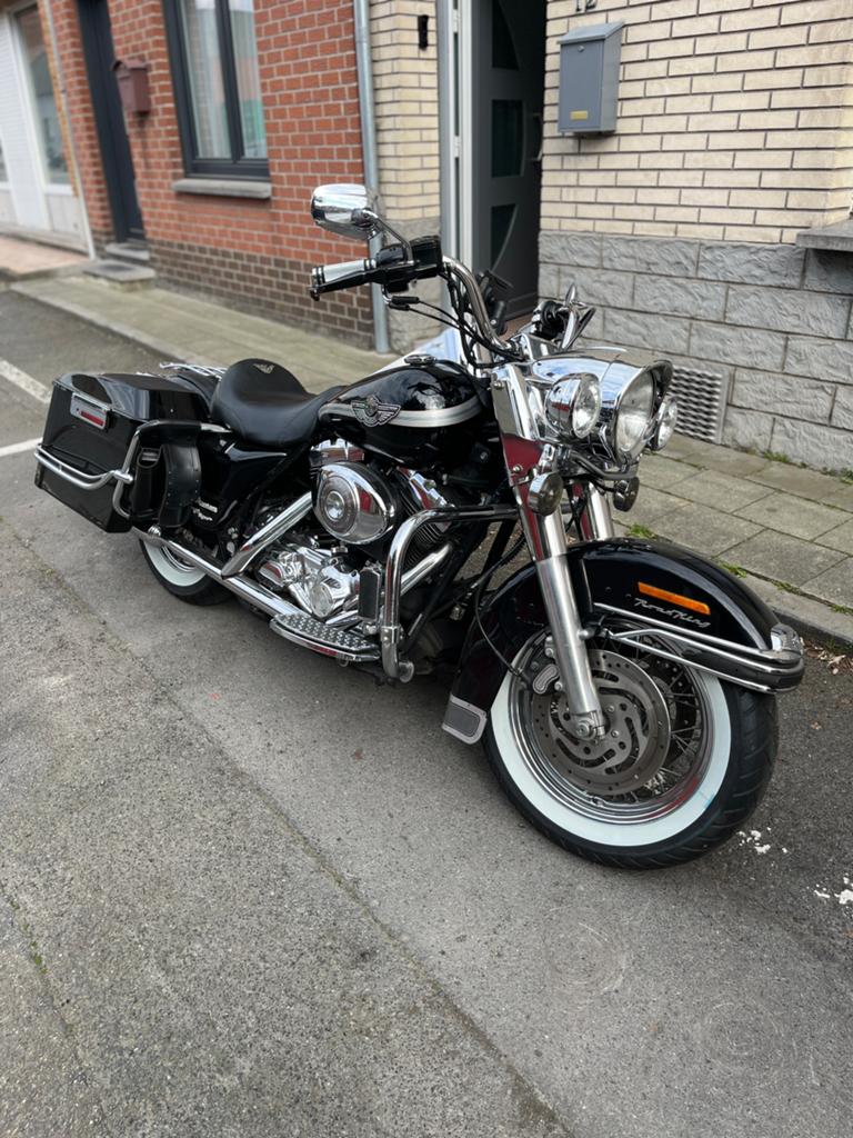 Harley Davidson road king 100th anniversaire, Occasion, Particulier, Sportuitlaat, Handgeschakeld