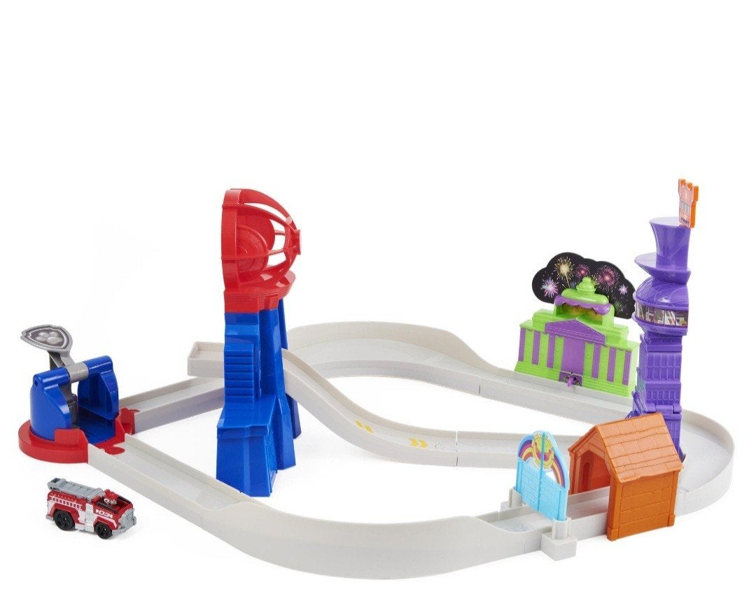 Paw Patrol racebaan, Ophalen, Gebruikt, Racebaan