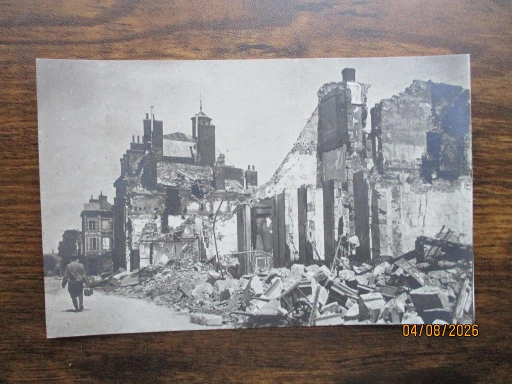 Carte postale de terrain : Munition Col 474 1917, Envoi