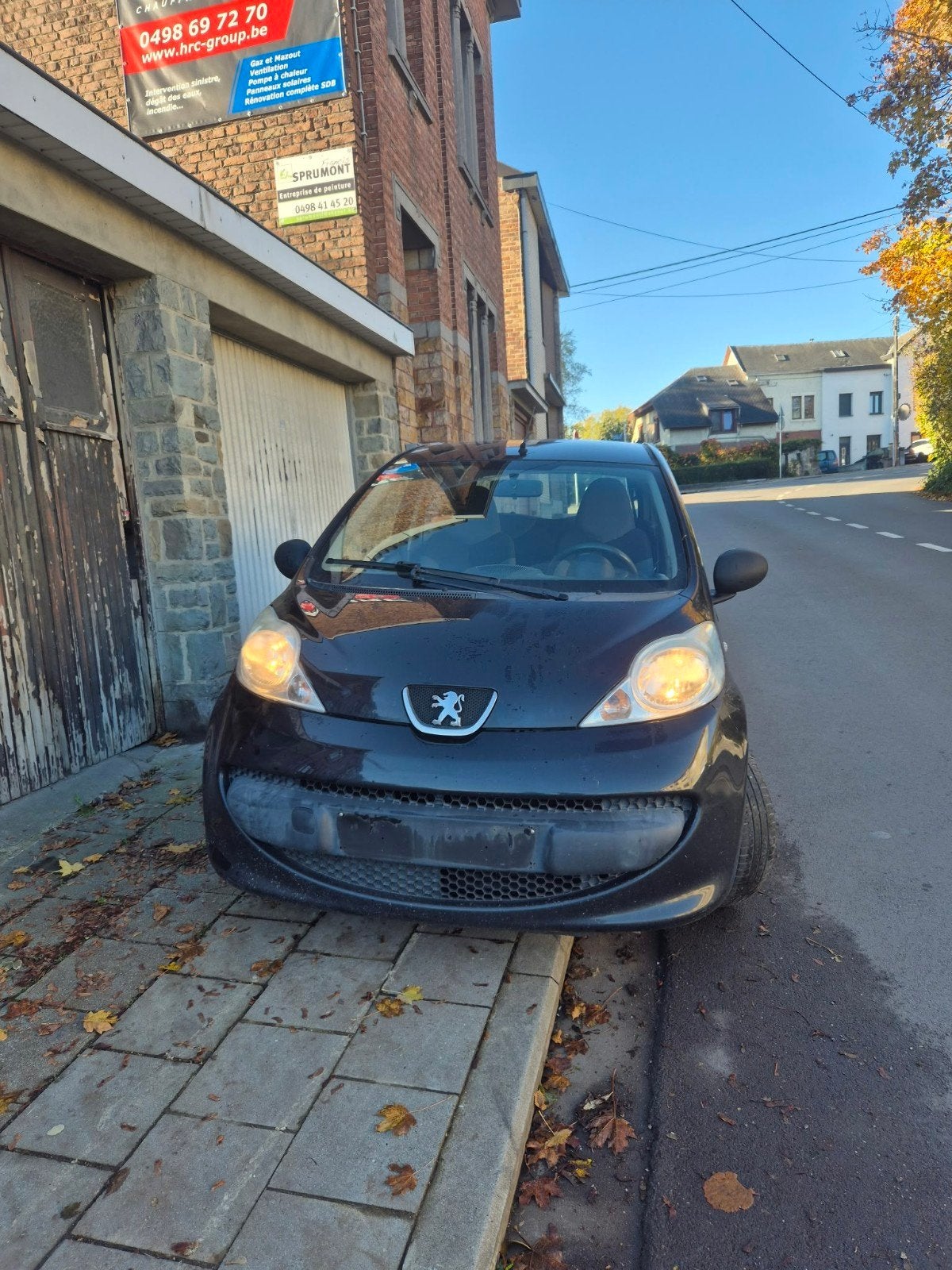Peugeot 107 essence 2006  prête à immatriculer, Auto's, 4 zetels, Zwart, Overige bekleding, Zwart