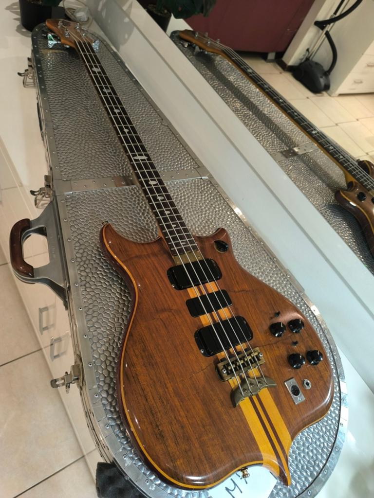 Guitare bass Alembic naturel année 1977 avec amplificateur., Enlèvement