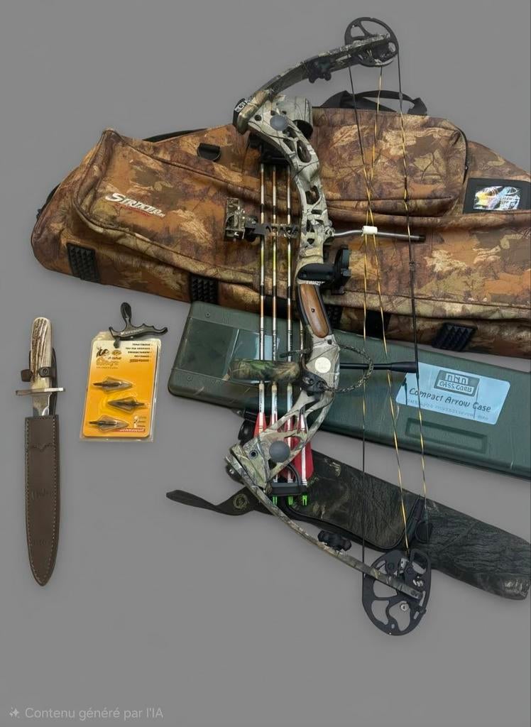 Tir a l'arc: Pack Complet Arc Compound Martin Pro Series, Sports & Fitness, Tir à l'arc
