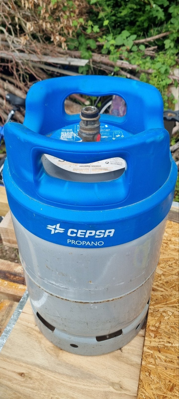 Bouteille de propane espagnole, Enlèvement
