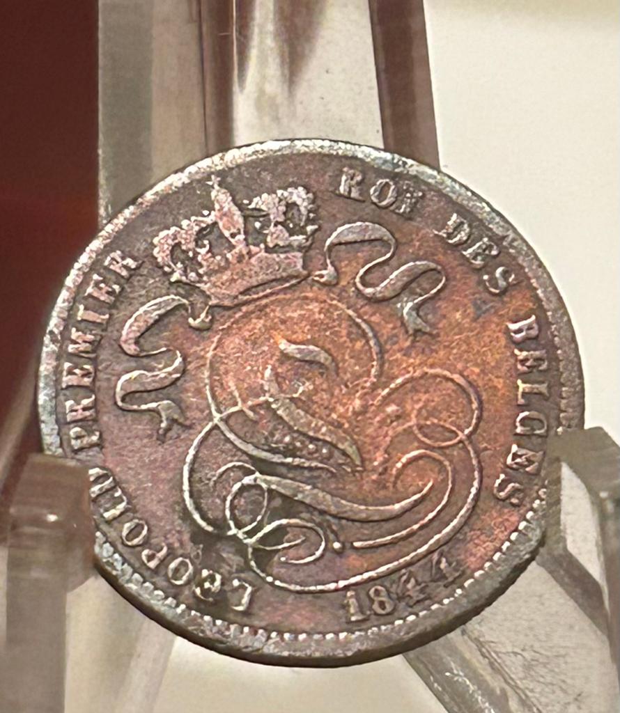 1 cent 1844 leopold 1 zeldzaam, Ophalen of Verzenden
