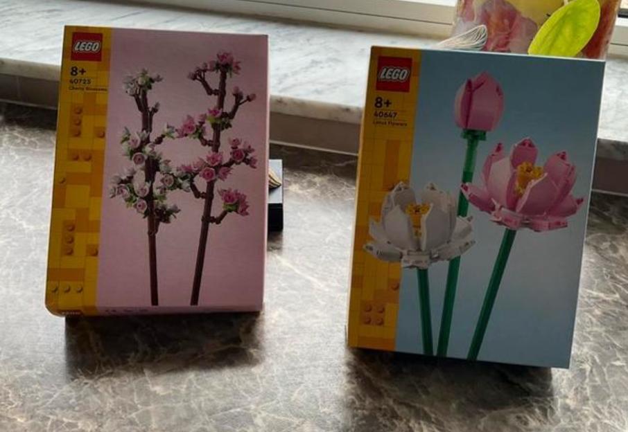 Lego/ bloemen/ rozen/ pioenen/ lentebloesems, Enlèvement ou Envoi, Comme neuf