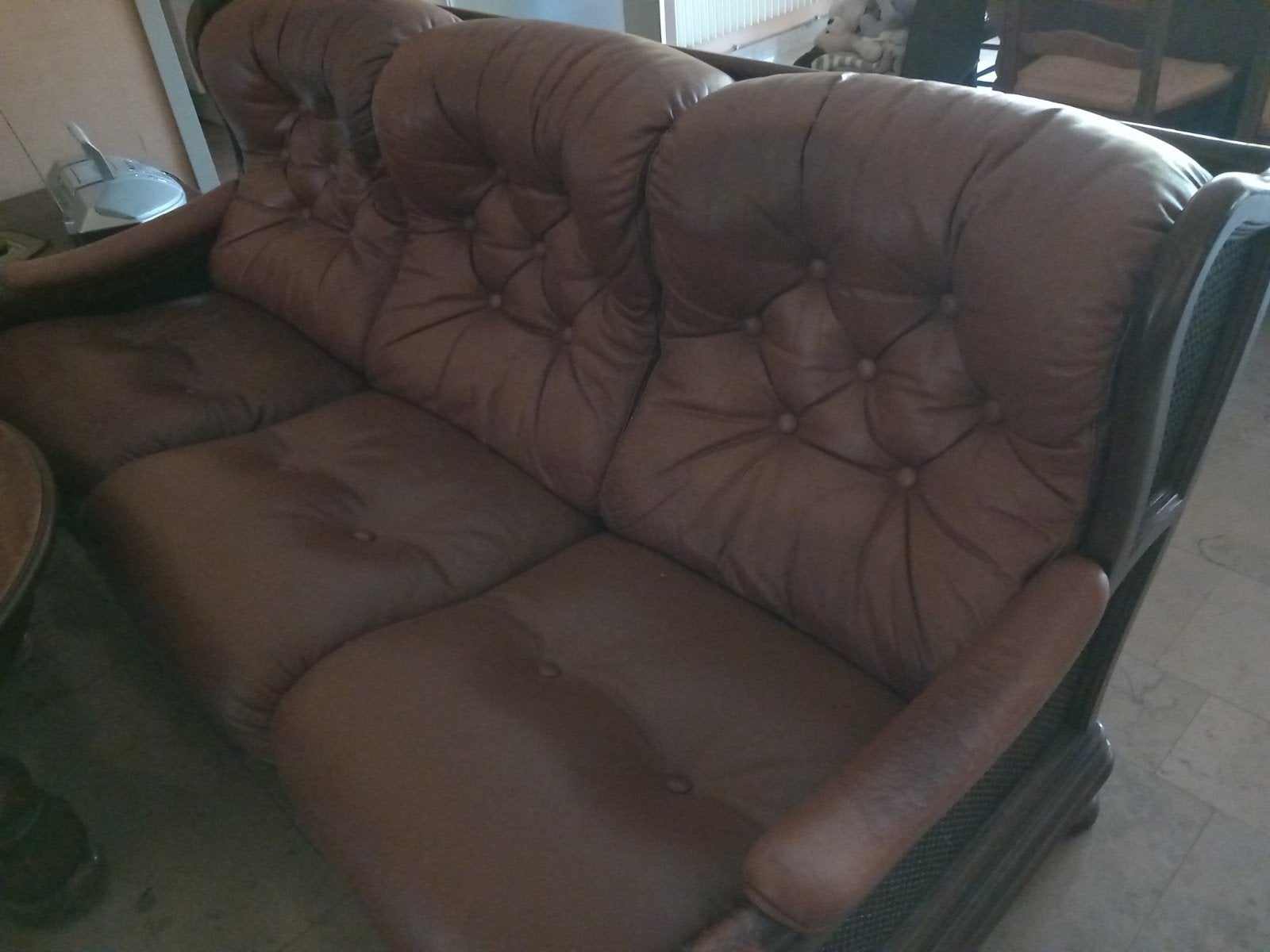 Salon, Huis en Inrichting, Ophalen, Leer