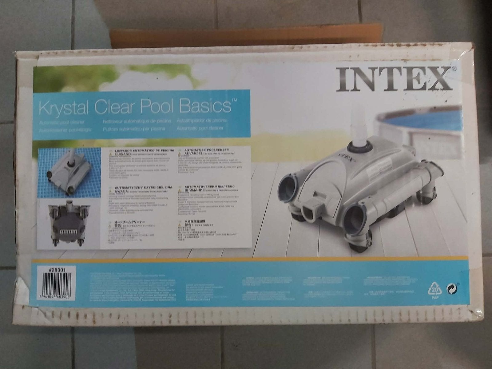 Robot Aspirateur Piscine Intex Automatique, Jardin & Terrasse, Enlèvement, Comme neuf, Pompe