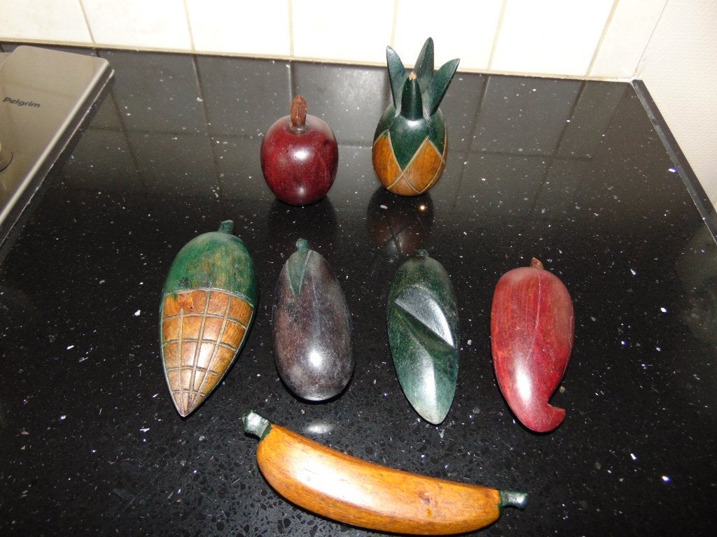 Retro fruit in palissander hout, Enlèvement ou Envoi, Maison et Meubles