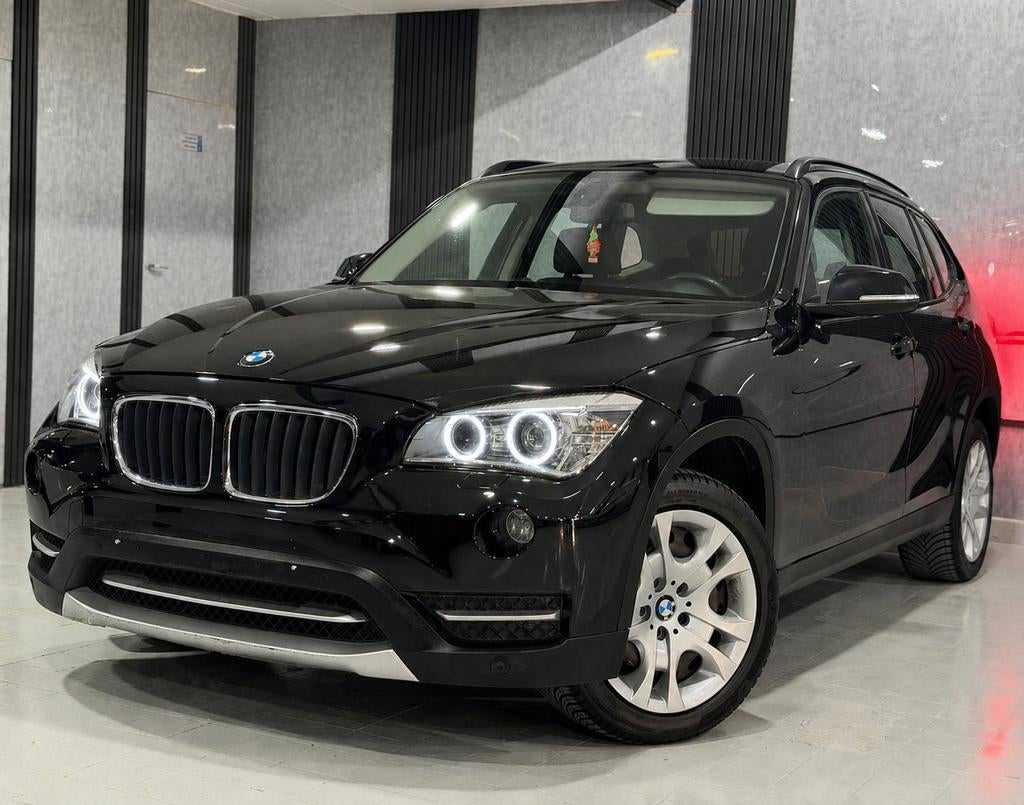 BMW X1 S DRIVE 16D FACELIFT AUTOMATISCHE TRANSMISSIE MET VOL, Auto's, Euro 5, Zwart, 4 cilinders, Zwart