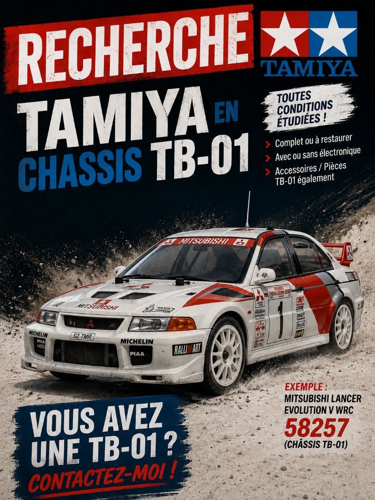 RECHERCHE Tamiya vintage, Ophalen, Gebruikt