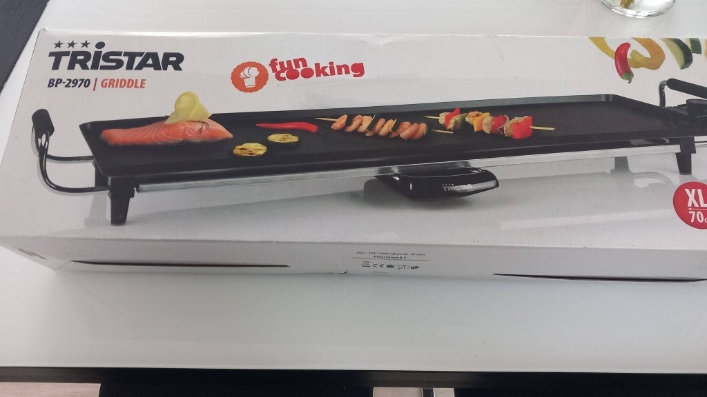 Tristar BP-2970 Teppanyaki tafelgrill, Elektronische apparatuur, Grillplaten, Zo goed als nieuw, Tafelgrill, Ophalen