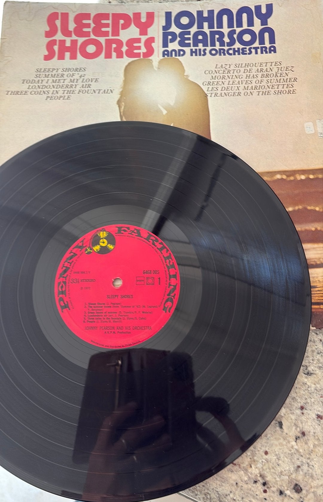 Sleepy shores Johnny Pearson LP vinyl elpee langspeelplaat, Ophalen, Gebruikt, LP