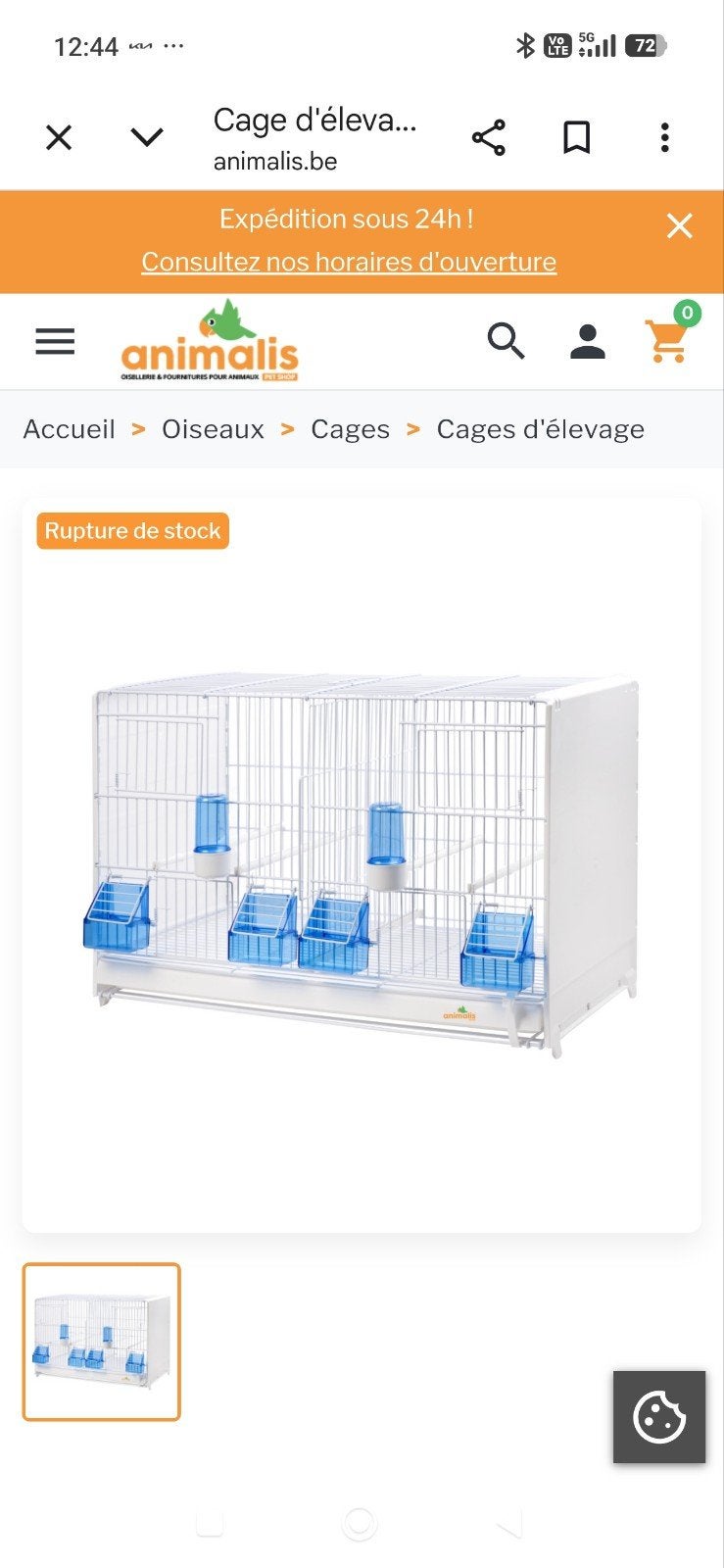 cage d'élevage état neuf, Animaux & Accessoires, Enlèvement, Comme neuf