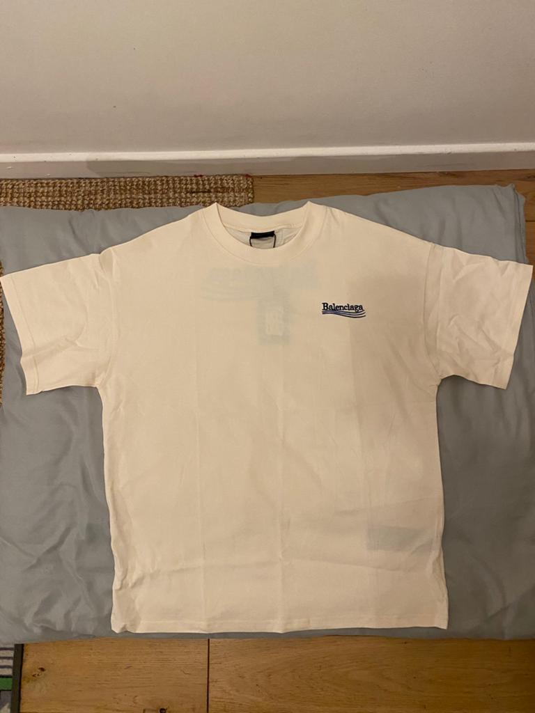 T-shirt Balenciaga, Kleding | Heren, T-shirts, Ophalen of Verzenden, Nieuw, Maat 46 (S) of kleiner, Wit