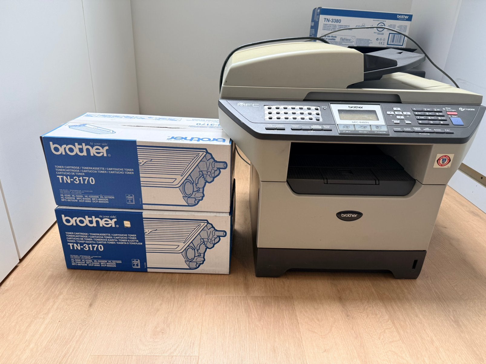 Brother MFC-8460N met 2 toners TN-3170, Ophalen, Gebruikt, All-in-one