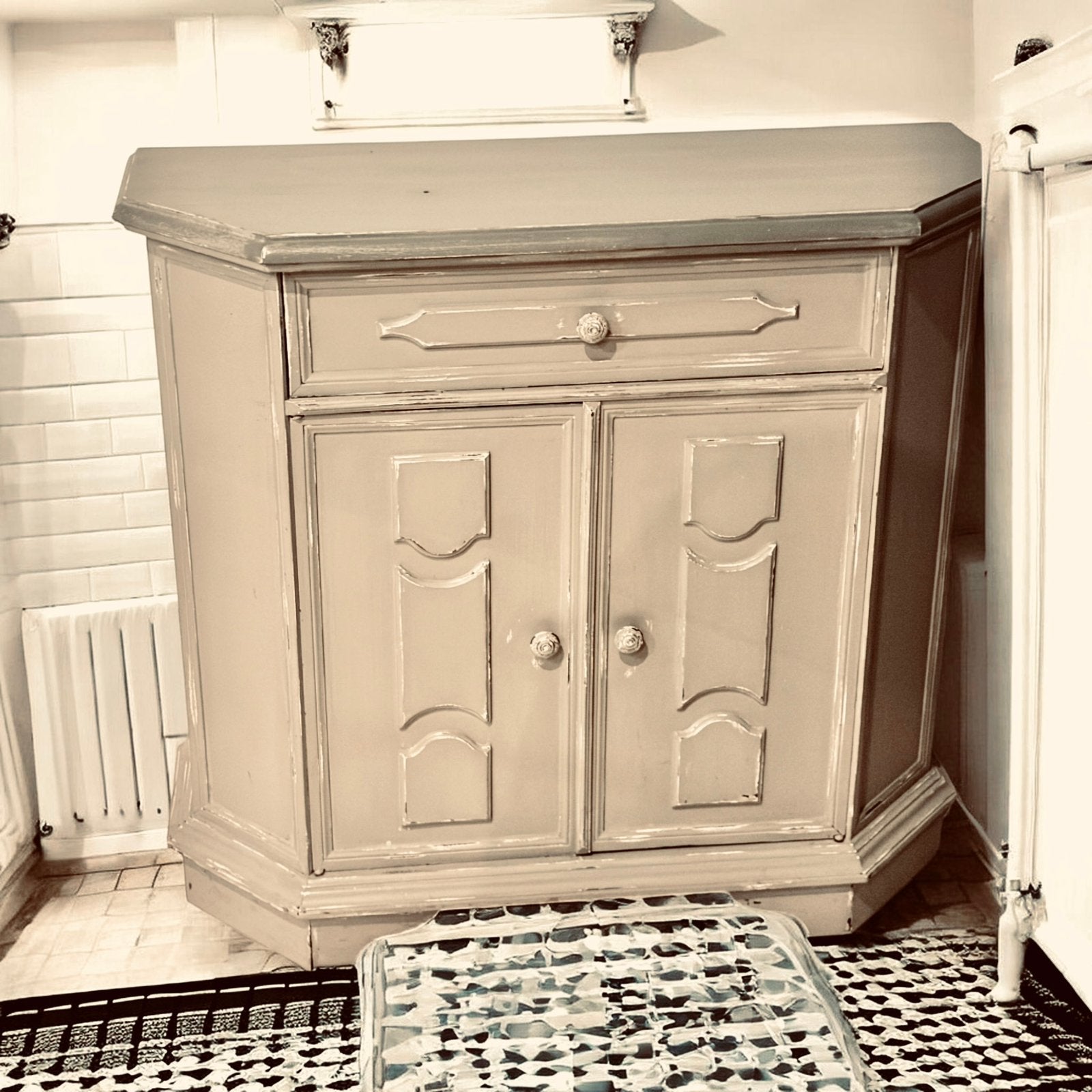 Prachtig brocante kastje - landelijke stijl, Huis en Inrichting, Ophalen, Zo goed als nieuw