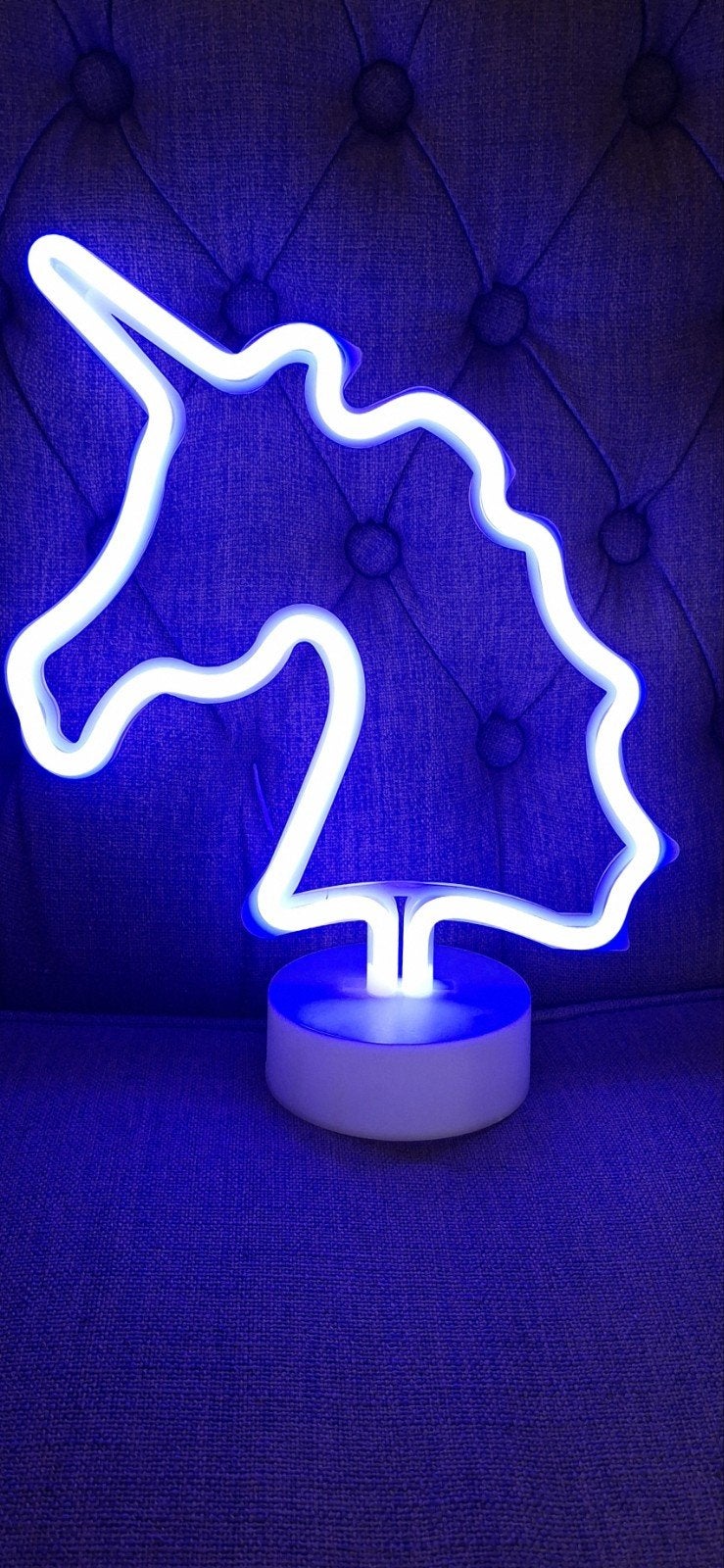 Unicorn nachtlampje neon, Ophalen