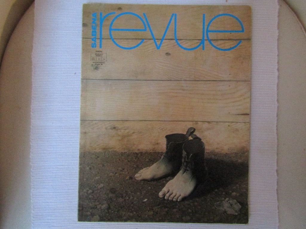 Ancienne revue "SABENA- Magritte" de 1986, Enlèvement ou Envoi, Comme neuf