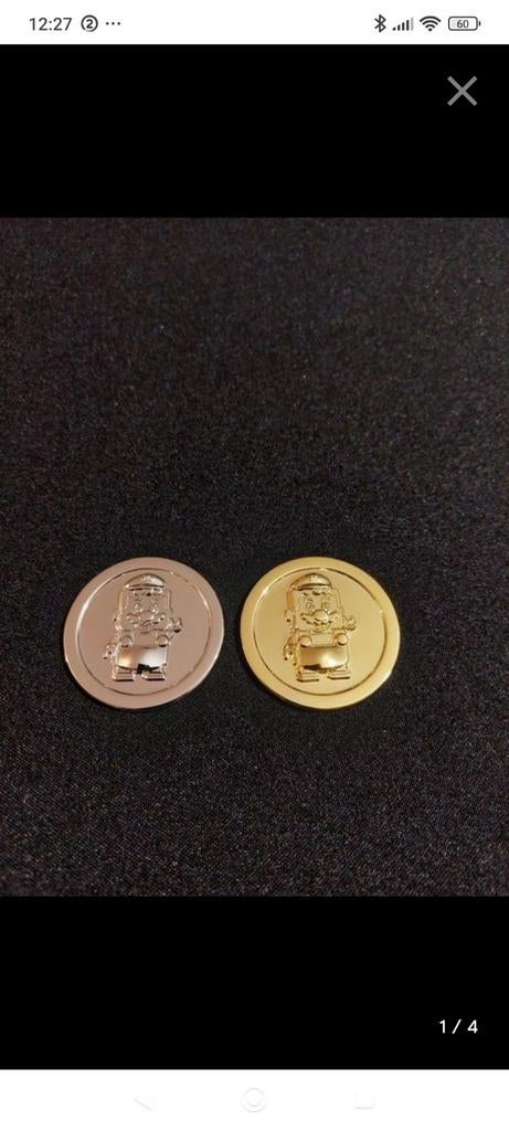 Lego super mario silver&Gold coin, Ophalen