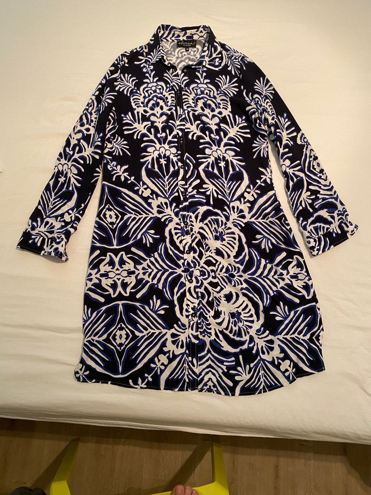 Zomerkleedje, Blauw, Zo goed als nieuw, Onder de knie, Ophalen