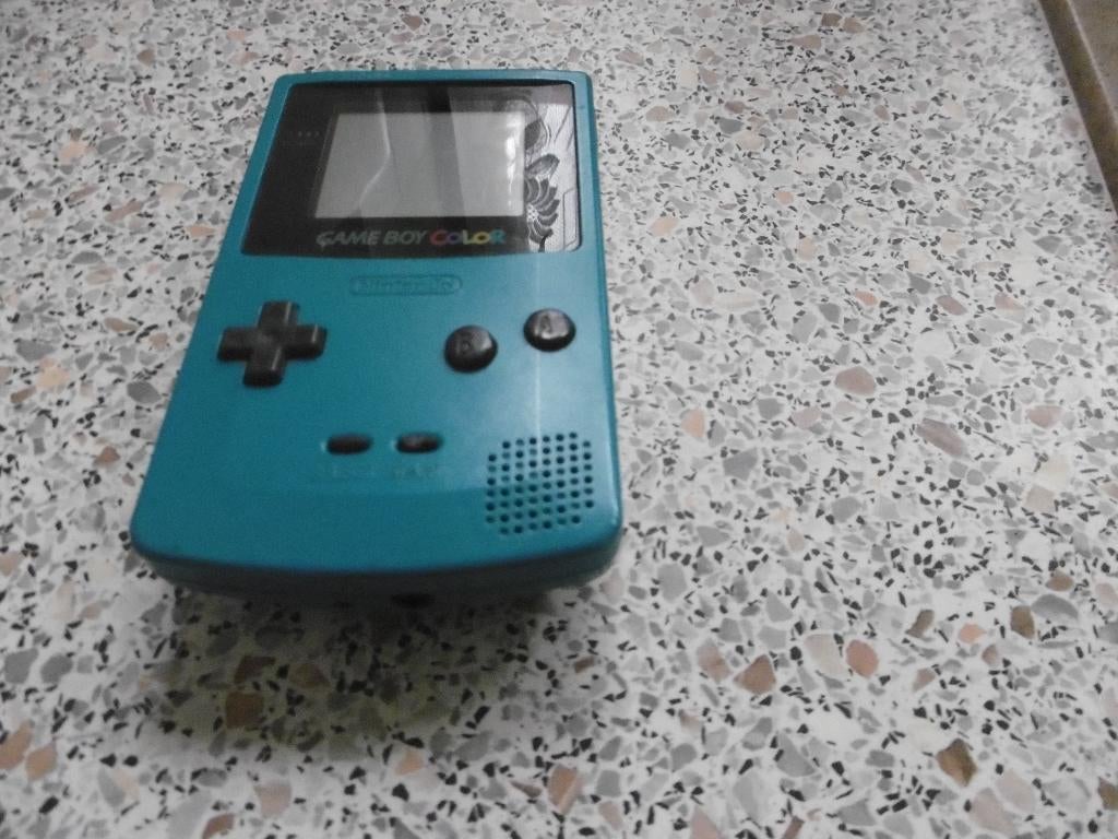Kleurendoos voor jongens + Nintendo Gameboy kleur blauw, Games en Spelcomputers, Spelcomputers | Nintendo Game Boy, Gebruikt, Ophalen