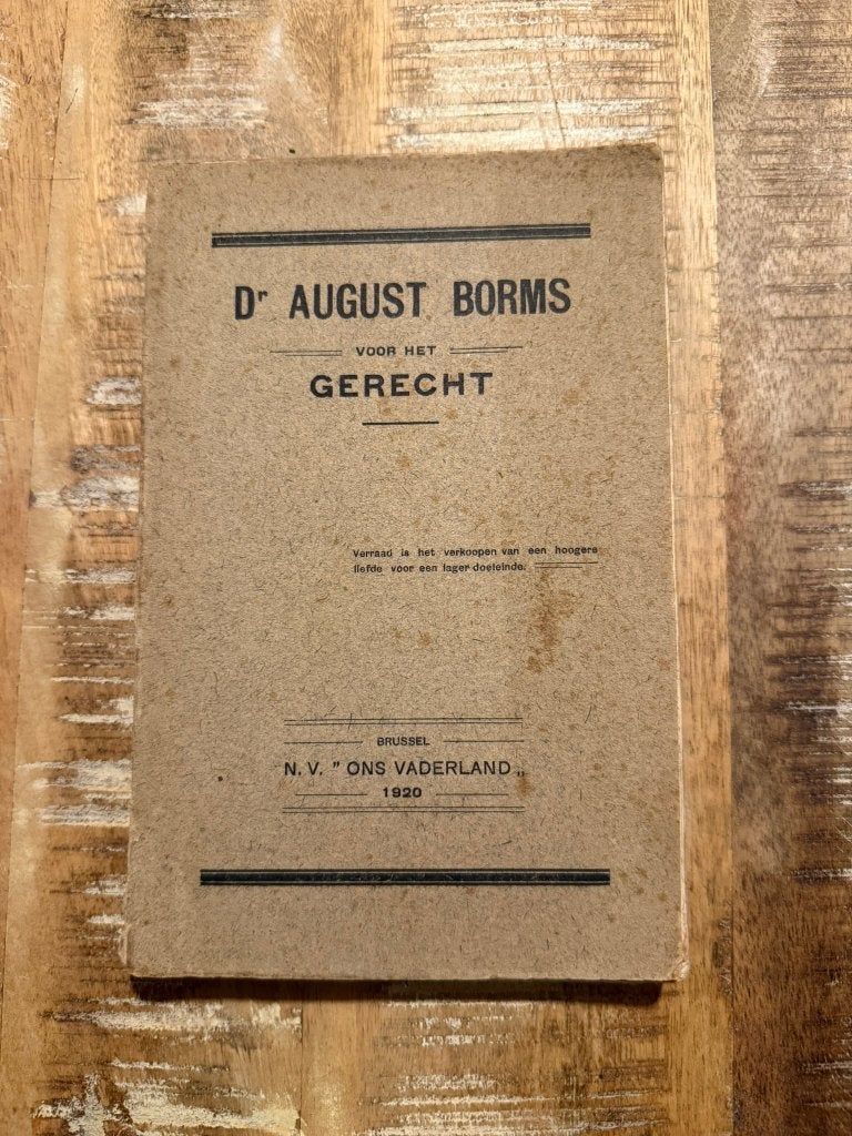 Dr. August Broms voor het gerecht, Livres, Politique & Société, Utilisé, Politique, Enlèvement ou Envoi
