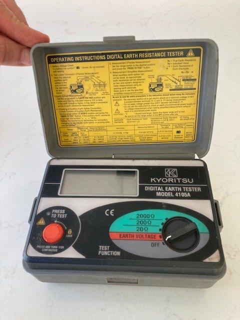 Kyoritsu Kyoritsu 4105A Digital Earth Tester, Doe-het-zelf en Bouw, Meetapparatuur, Ophalen, Gebruikt