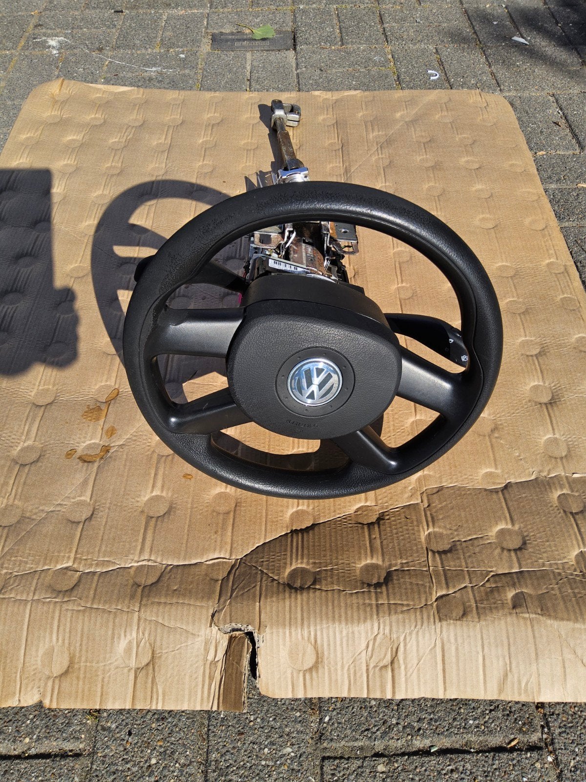 Colonne de direction complet vw polo IV 9N3, Autos : Pièces & Accessoires, Enlèvement ou Envoi, Utilisé, Volkswagen