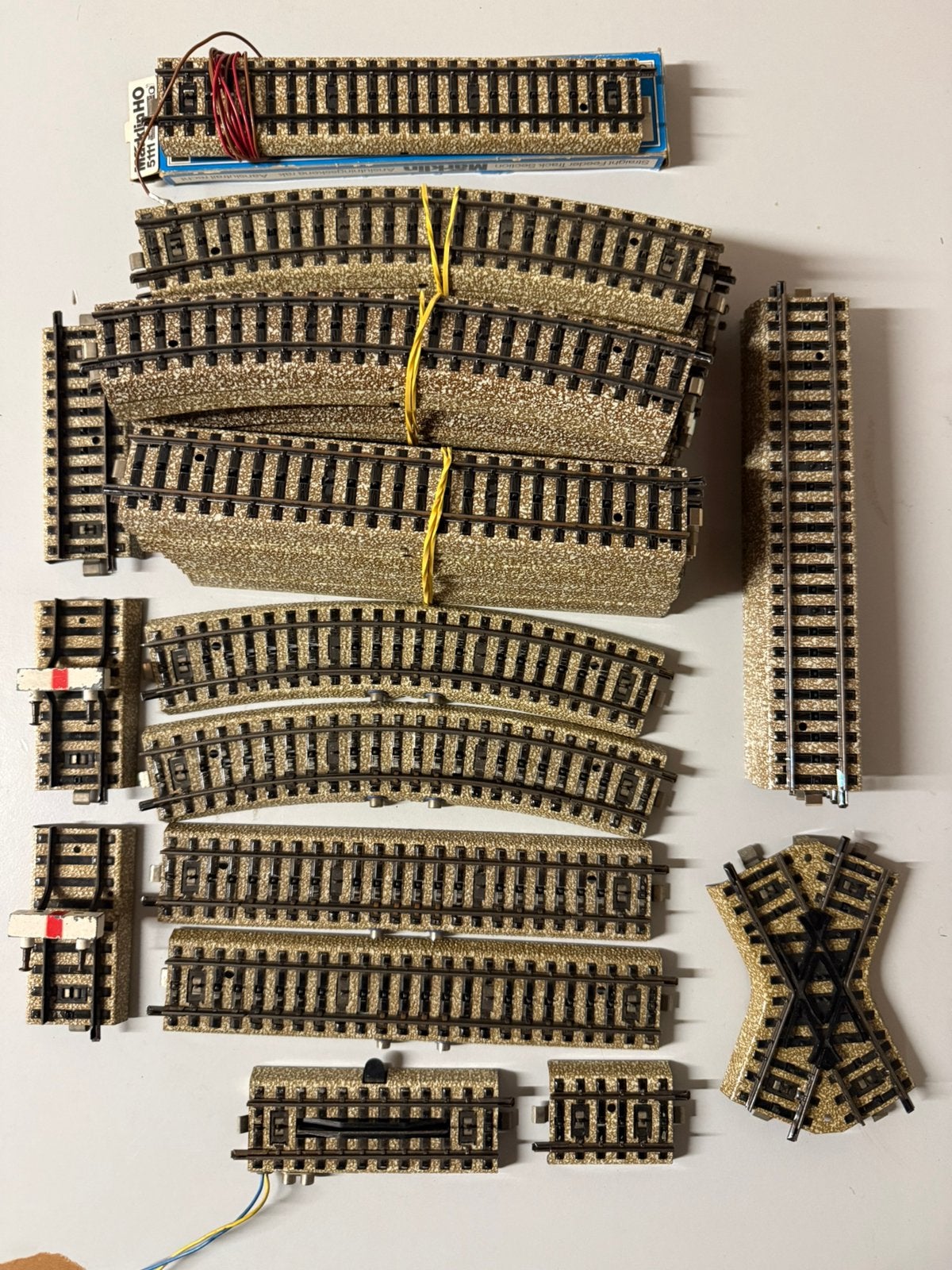 53 Märklin M rails zeer goede staat, Hobby en Vrije tijd, Ophalen of Verzenden, Zo goed als nieuw, Rails, Märklin