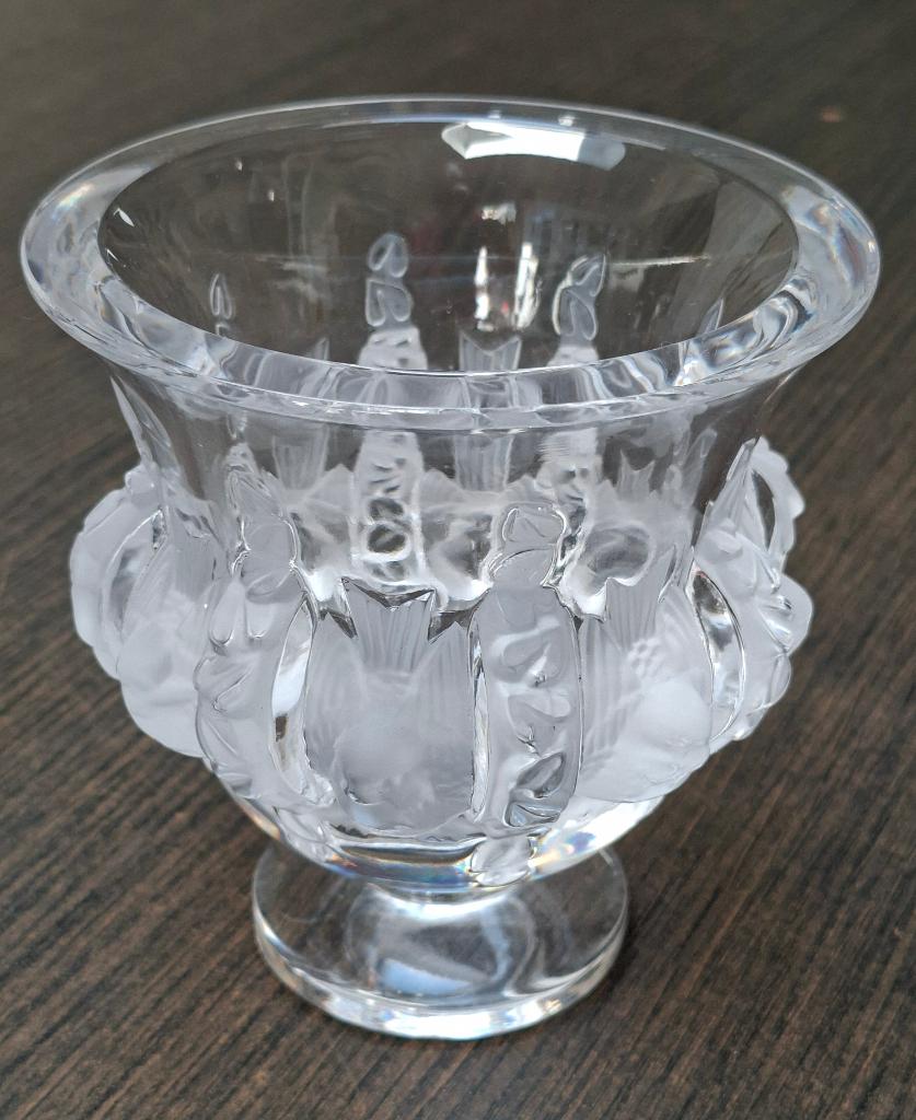 Lalique Dampierre vaas, Ophalen