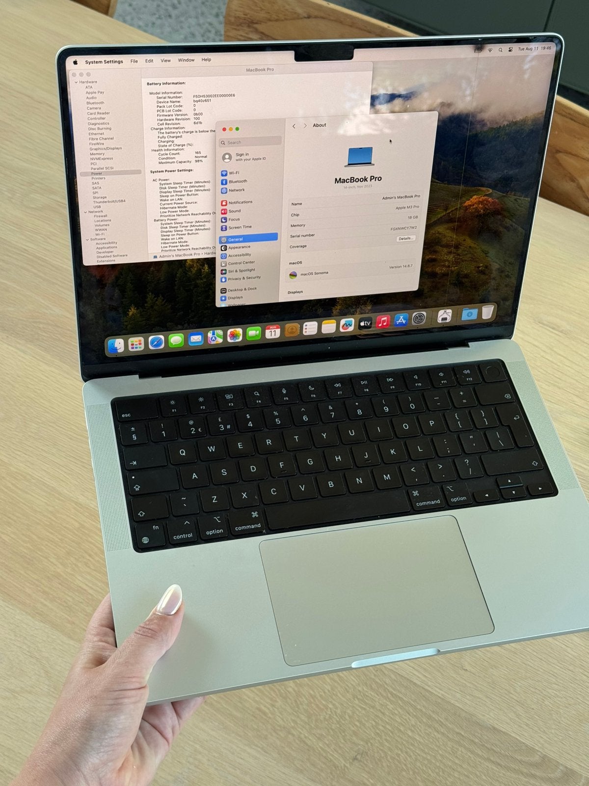 MacBook Pro 14” M3 Pro (2023) – 850 euro, Informatique & Logiciels, Apple Macbooks, Enlèvement, Comme neuf, MacBook