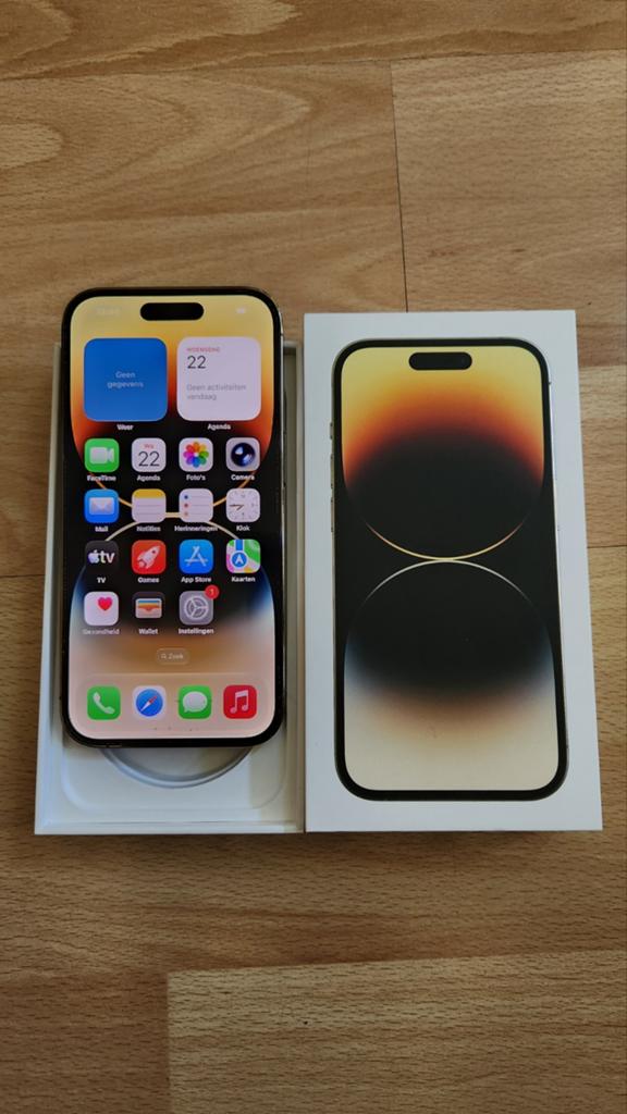 Te koop iPhone 14 pro 128gb, Telecommunicatie, Mobiele telefoons | Apple iPhone, Ophalen, Zo goed als nieuw, Zonder simlock, Zonder abonnement