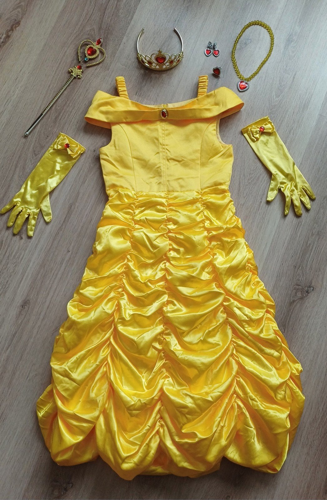 Déguisement Princesse Disney - Belle T140, Enfants & Bébés, Enlèvement ou Envoi, Utilisé, 134 à 140, Fille