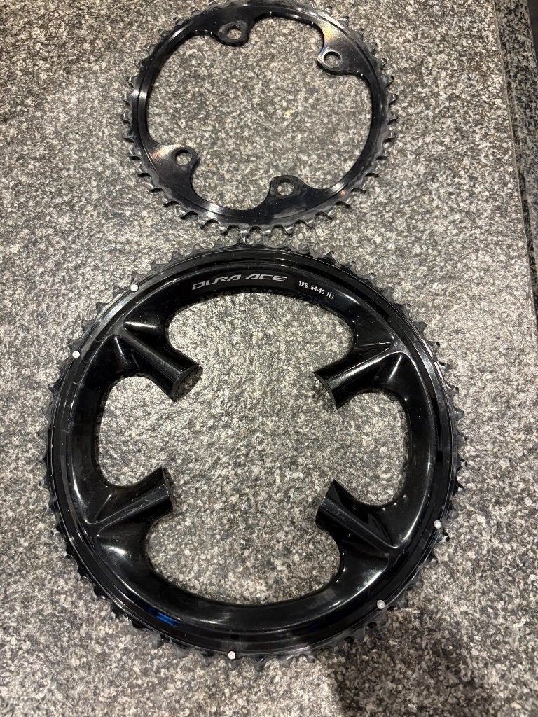 Shimano Dura-Ace R9200 kettingbladen 54-39, Enlèvement ou Envoi, Utilisé, Autres types, Carbone