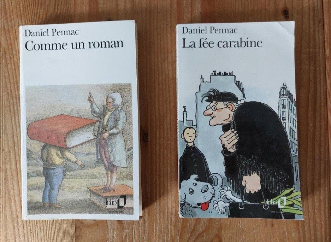 2 livres de " Daniel Pennac, Enlèvement, Utilisé