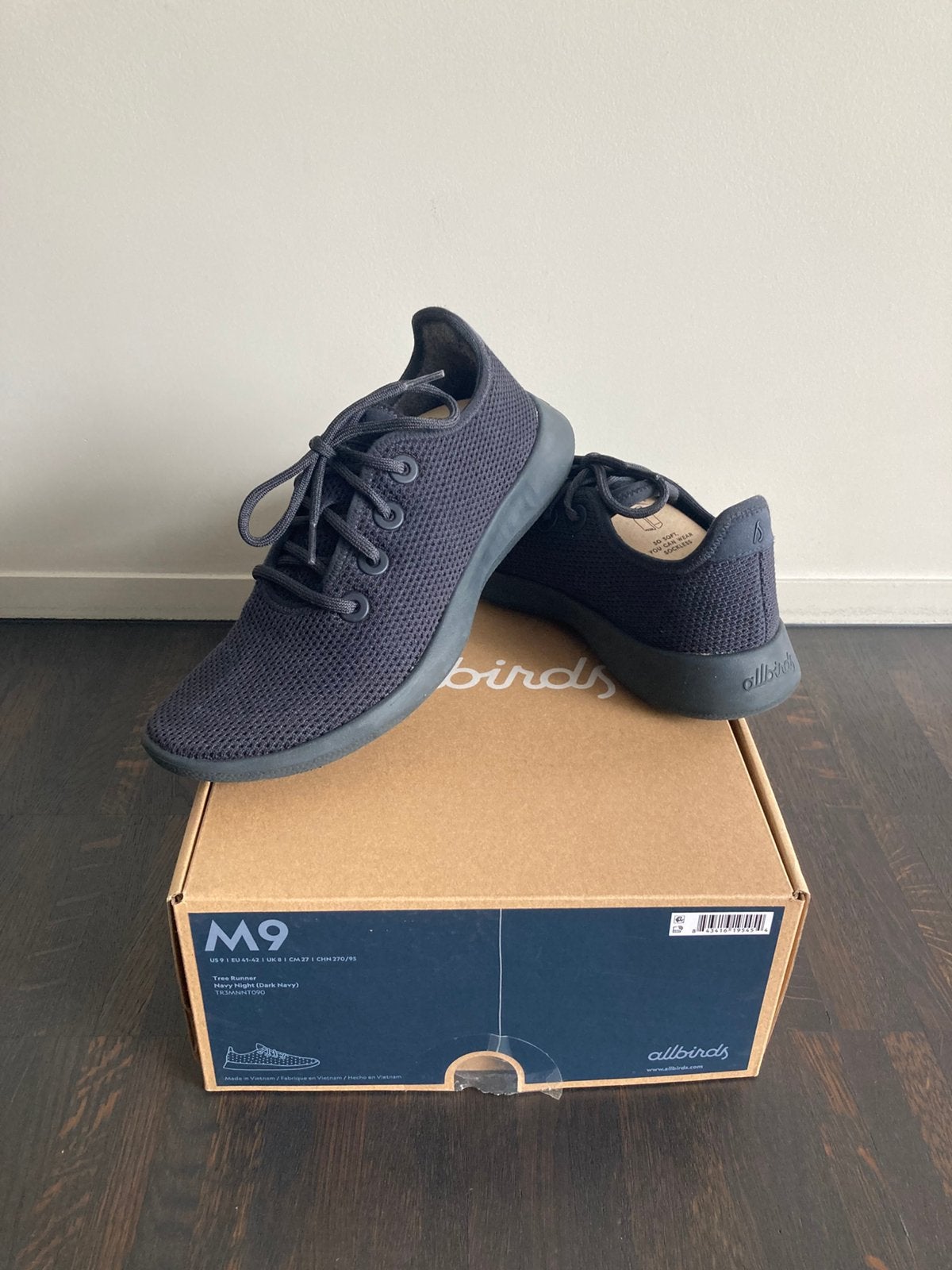 Allbirds Tree Runner (Dark Navy), Kleding | Heren, Schoenen, Blauw, Nieuw, Ophalen of Verzenden, Sneakers