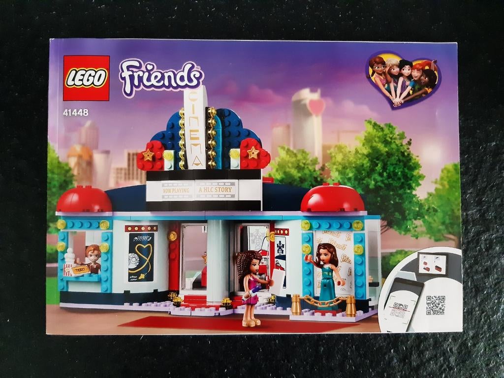 Lego Friends 41448 Heartlake City Bioscoop., Ophalen of Verzenden, Zo goed als nieuw, Complete set, Lego