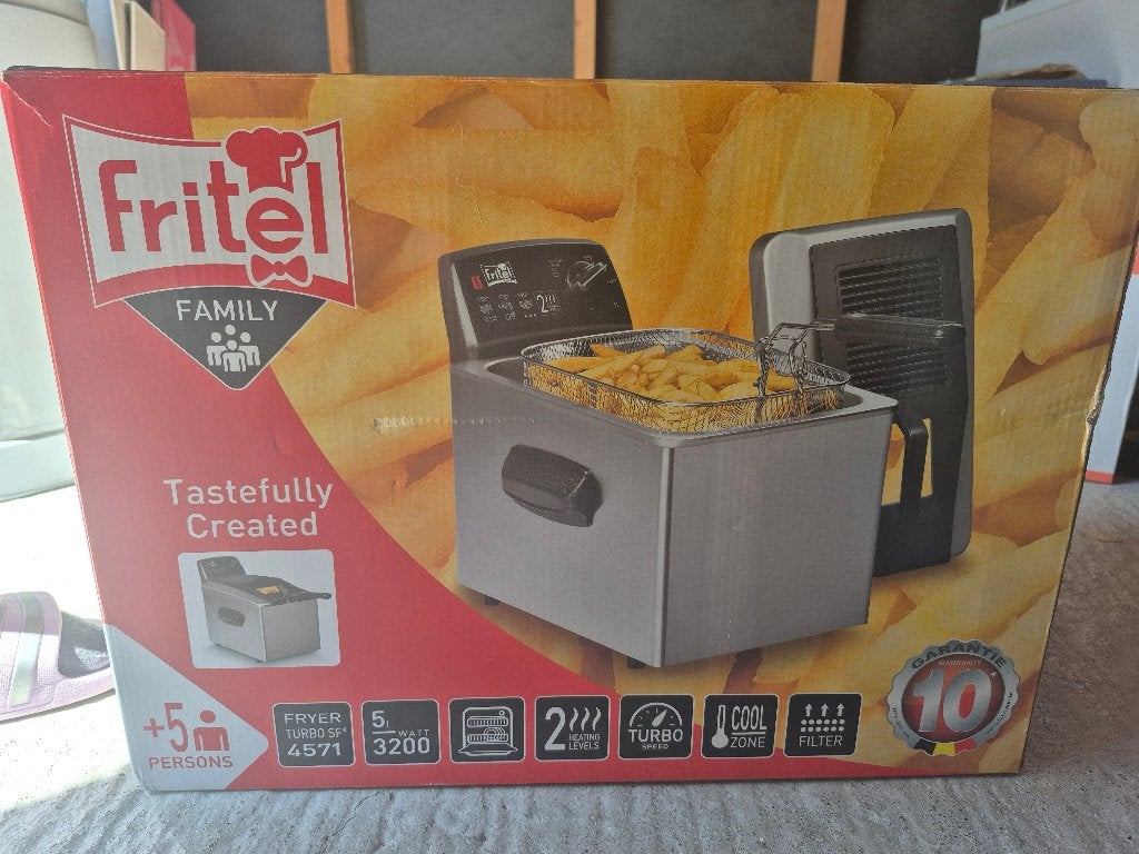 FRITEL Frituurpan - Turbo SF 4571, Elektronische apparatuur, Frituurpannen, 4 liter of meer, Ophalen of Verzenden, Nieuw