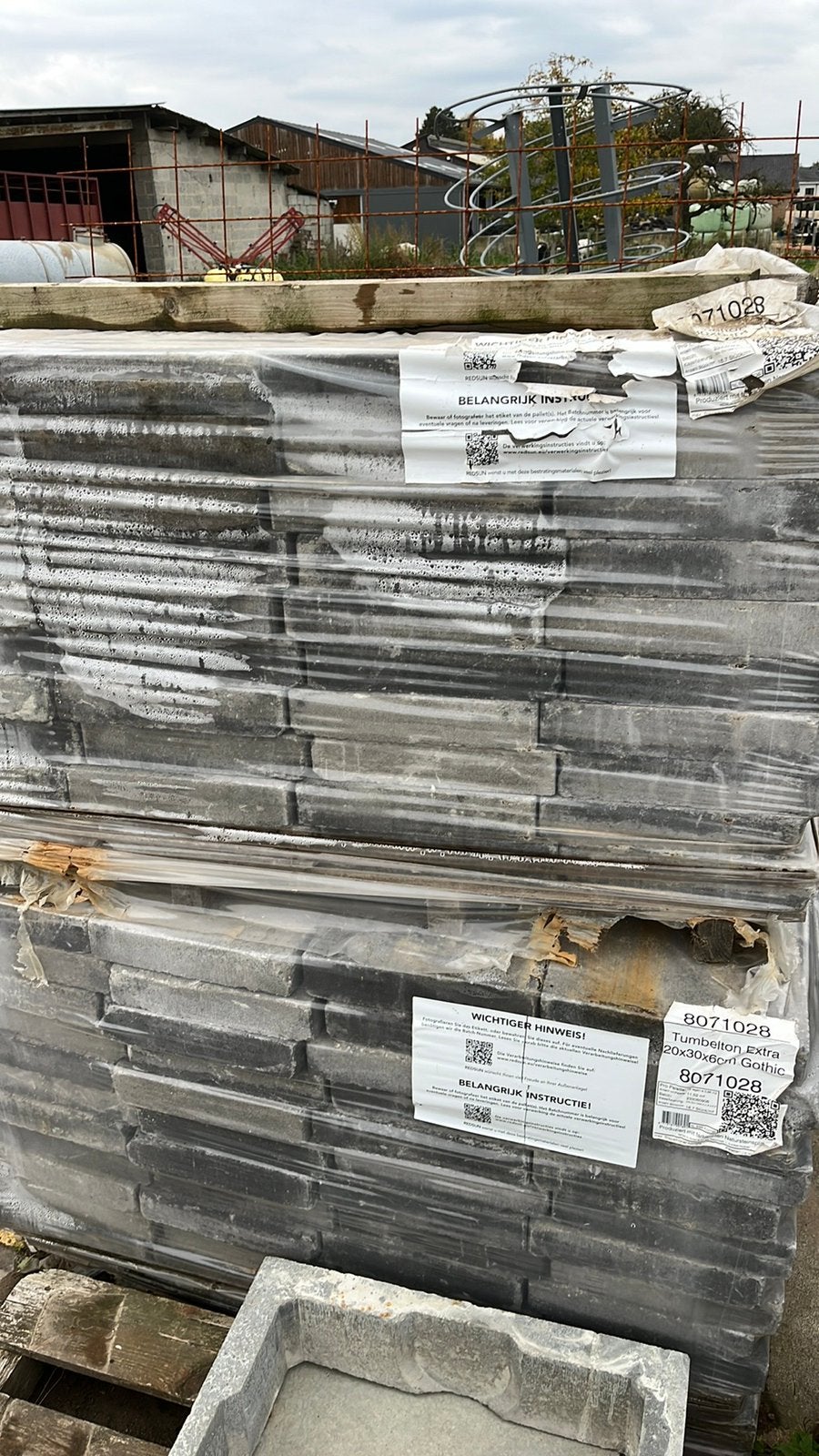 Nieuw in verpakking klinkers van redsun 21 m2 lot, Ophalen, Klinkers, Nieuw, 10 m² of meer