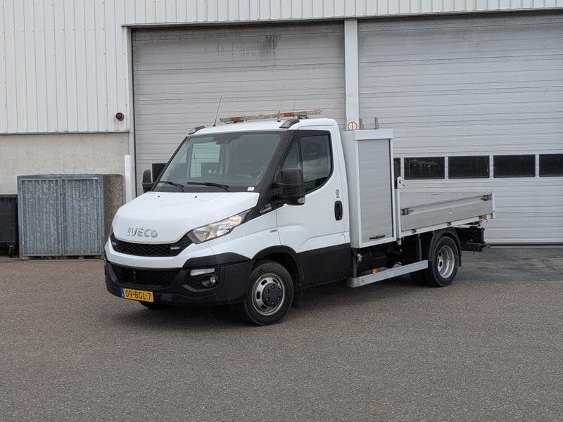 Bedrijfsauto met laadkraan en kipperbak, Iveco, 50C17, 2015, Automaat, Euro 5, 4 cilinders, Iveco