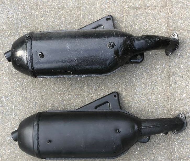 Piaggio 125cc uitlaat, Ophalen of Verzenden, Gebruikt, Uitlaat, Piaggio