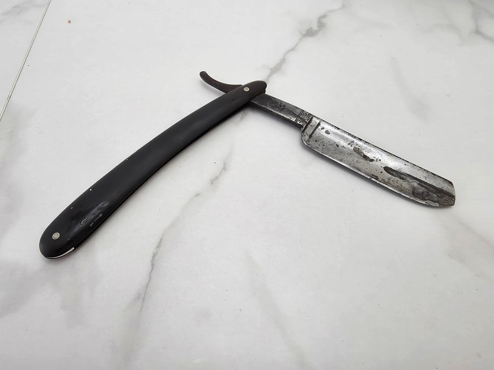 Rasoir coupe-choux ancien numéroté 56 1/2 – Épinette / Épi d, Enlèvement ou Envoi