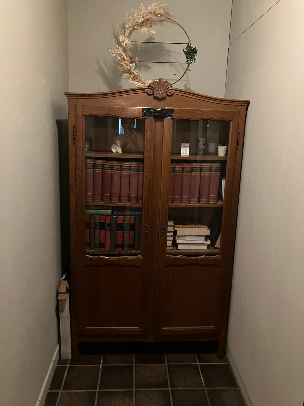 Houten boekenkast, Antiek en Kunst, Ophalen