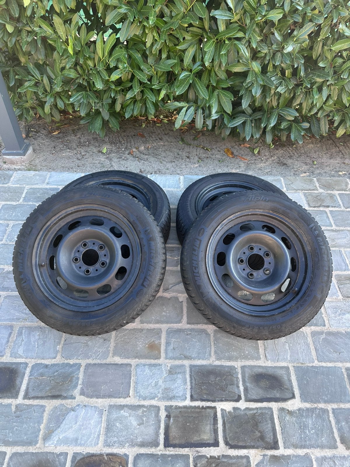 Pneus+Jantes en tôle Hiver Michelin Alpin-Montés sur BMW F20, Enlèvement, Comme neuf